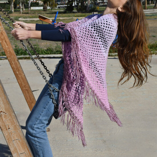 Εσάρπα Τριγωνική Grandma's net