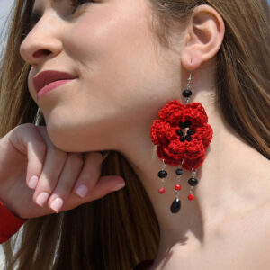 Σκουλαρίκια 3D Flowers