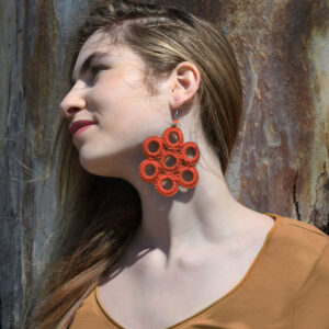 Σκουλαρίκια Round Flowers