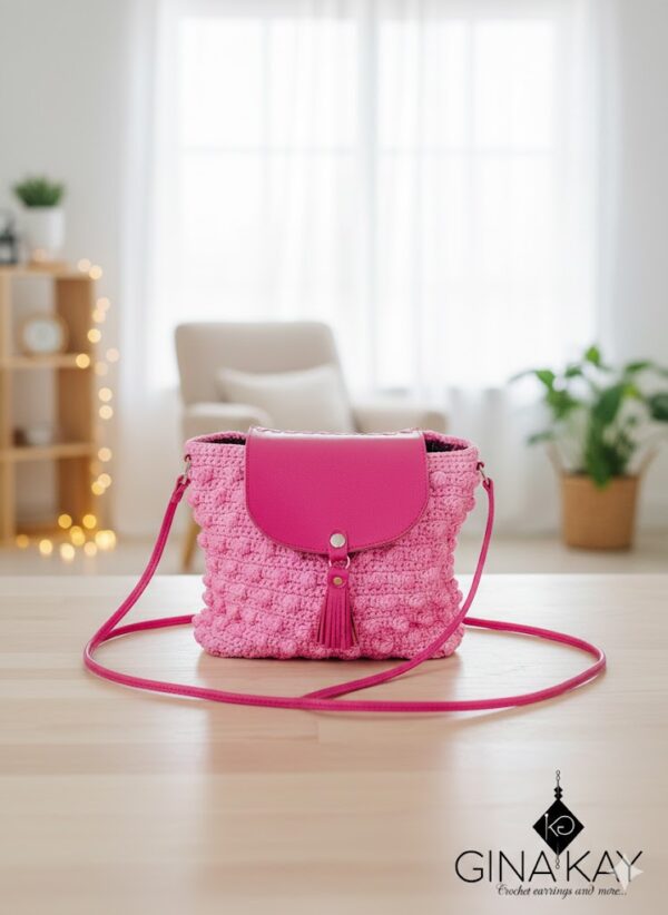 ροζ τσαντάκι ώμου