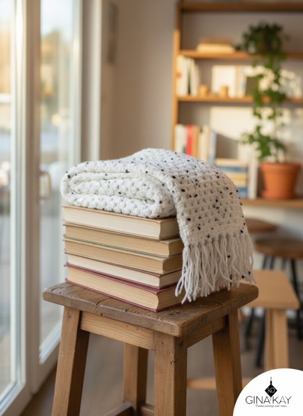 κασκόλ λευκό