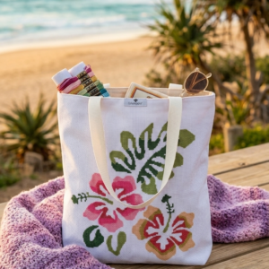 Tote bag hibiscus
